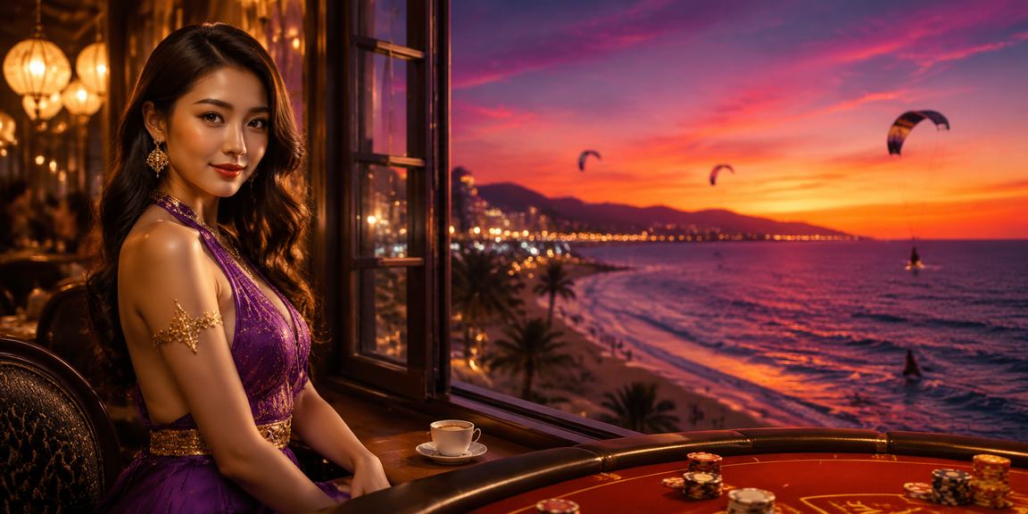 Người chơi thưởng thức casino trực tuyến bên tách cà phê tại Mũi Né